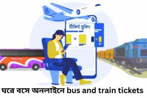 bus and train tickets